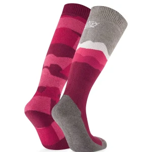 Clearance TOG24 Aleko Womens Ski Socks Raspberry