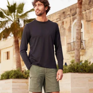 Discount TOG24 Aller Mens Tech Long Sleeve Top Black