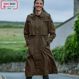 Best TOG24 Alva Womens Waterproof Jacket Khaki