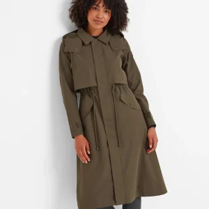 Best TOG24 Alva Womens Waterproof Jacket Khaki