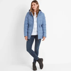 Sale TOG24 Anthorn Womens Padded Parka Misty Blue