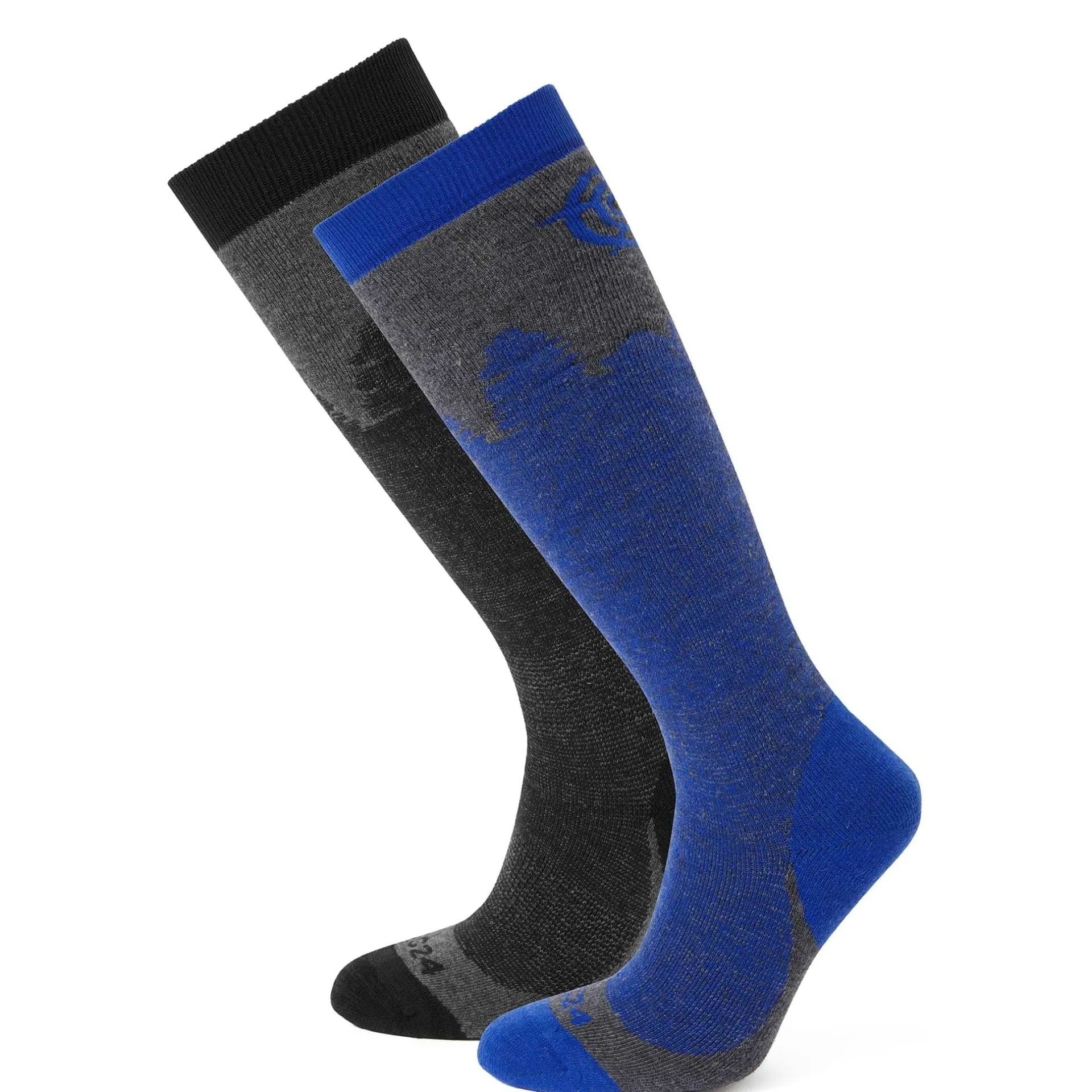 aprica-2-pack-mens-ski-sock-bl-izIoGHxe-0.webp Sale TOG24 Aprica 2 Pack Mens Ski Sock Black/Royal Blue