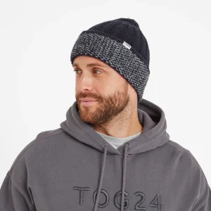Clearance TOG24 Bamon Knit Hat In Dark Indigo | Knitted Beanie Hat |