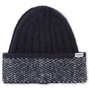 Clearance TOG24 Bamon Knit Hat In Dark Indigo | Knitted Beanie Hat |