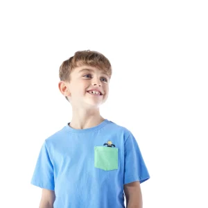 Clearance TOG24 Beltex Kids Shaun The Sheep T-Shirt Blueberry