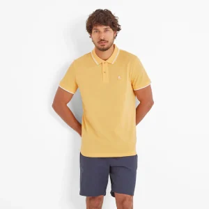 Fashion TOG24 Binsoe Mens Polo Sunflower