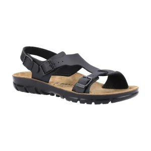 Clearance TOG24 Birkenstock Saragossa Birko Flor Womens Sandal Black