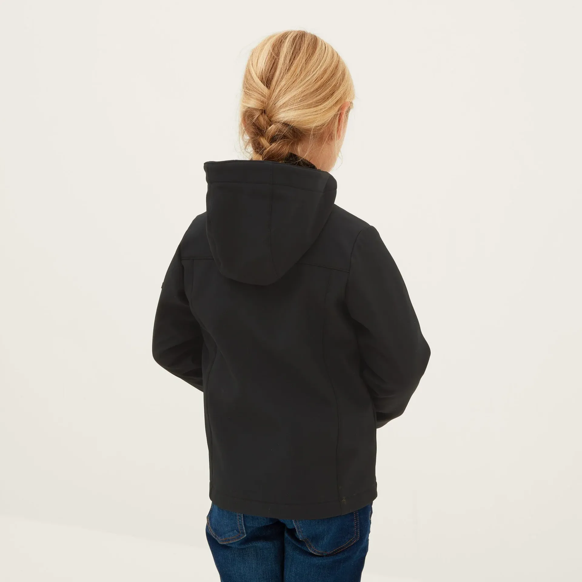 black-koroma-kids-softshell-ho-QjrDDAgi-2.webp Sale TOG24 Koroma Kids Softshell Hooded Jacket | Black