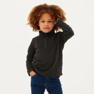 New TOG24 Toffolo Kids Zip Neck Pull-On Fleece | Black
