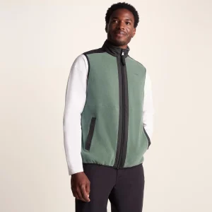 Discount TOG24 Boltby Mens Fleece Gilet Black/Light Forest