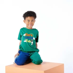 Outlet TOG24 Boreray Kids Shaun The Sheep T-Shirt Jungle Green