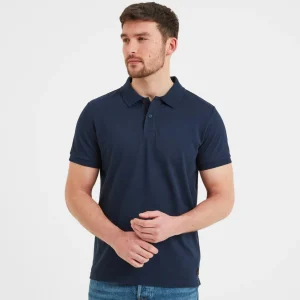 New TOG24 Bower Mens Polo Shirt In Blue | Navy