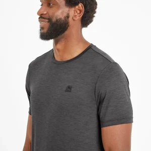 Best TOG24 Boyton Mens Tech Short Sleeve Top Black Marl