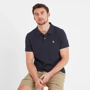 Sale TOG24 Braunton Mens Polo Shirt Dark Indigo
