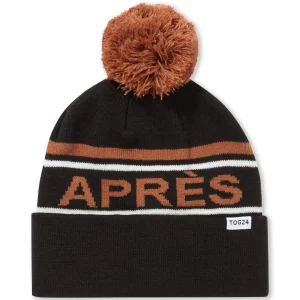 Sale TOG24 Brixen Knit Hat In | Bobble Hat | Black