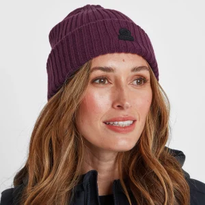 Fashion TOG24 Burke Knit Hat In | Beanie Hat | Purple Berry