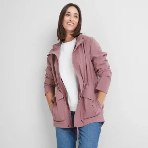 Hot TOG24 Burradon Womens Waterproof Jacket Mauve