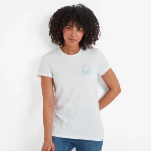 New TOG24 Capital Women's T-Shirt In Optic White |