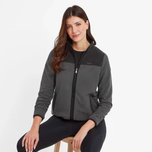 Hot TOG24 Carty Women's Microfleece Jacket In Washed Black/Black |