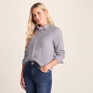Online TOG24 Caswell Womens Long Sleeve Shirt Lavender Grey