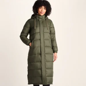 Best TOG24 Cautley Womens Long Padded Jacket | Khaki