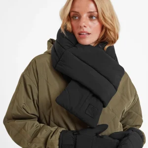 Sale TOG24 Clough Padded Scarf In | Chunky Design | Black