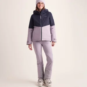 Best TOG24 Corvara Womens Ski Jacket Oxford Blue/Lavender Grey