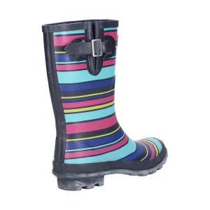 New TOG24 Cotswold Paxford Womens Wellington Boots Stripe |