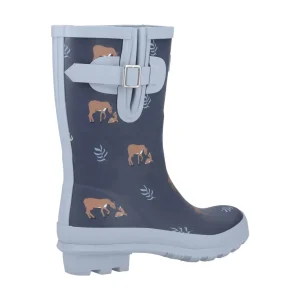 Fashion TOG24 Cotswold Woodland Mid Womens Wellingtons Deers