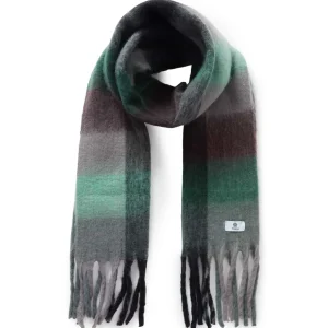 Sale TOG24 Craiden Box Check Scarf Pacific Blue