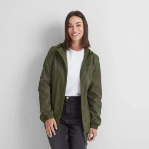 Hot TOG24 Craven Womens Waterproof Packaway Jacket Khaki