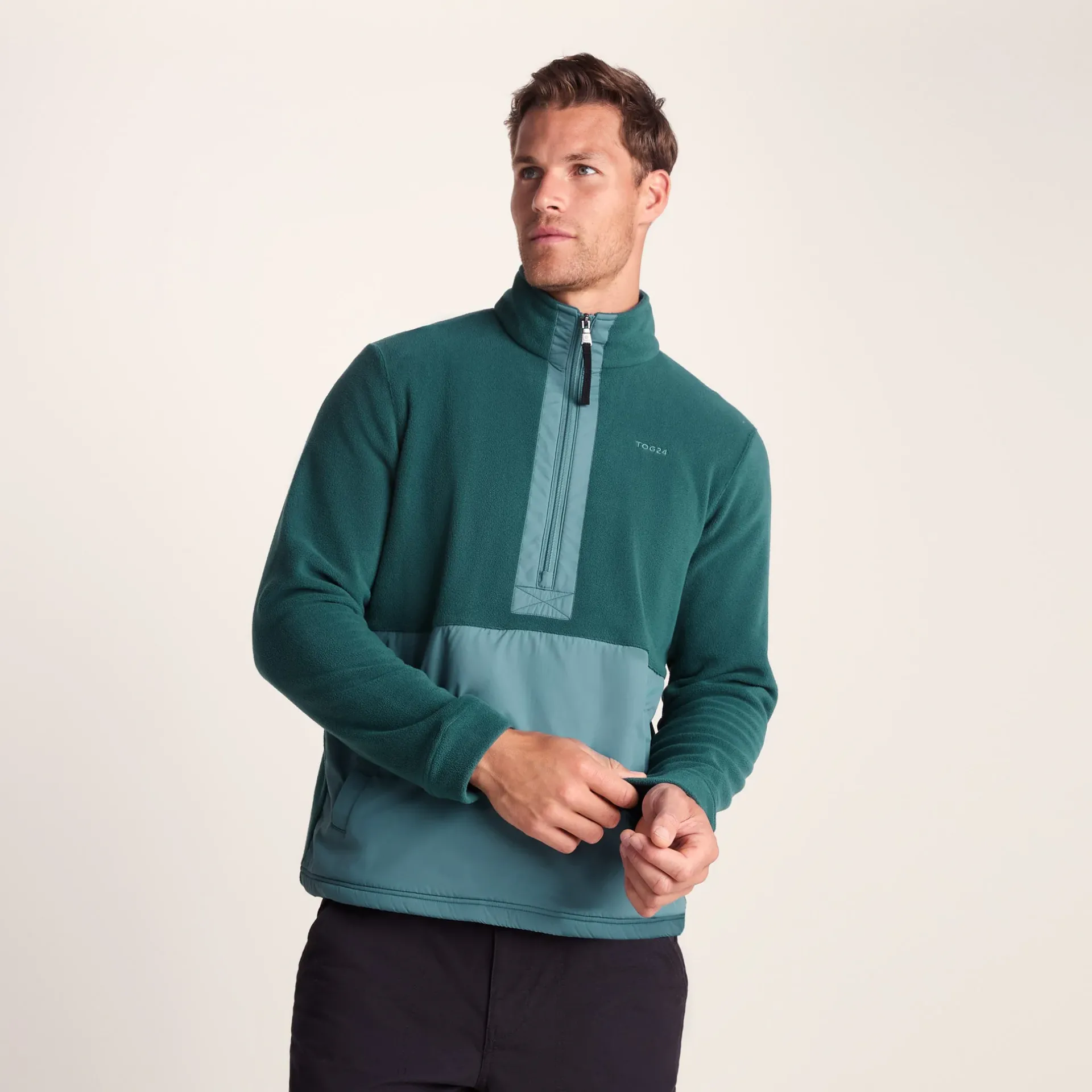 dowson-mens-fleece-zip-neck-hy-KikkiZwn-0.webp Discount TOG24 Dowson Mens Fleece Zip Neck Hydro Blue/Dark Turquoise