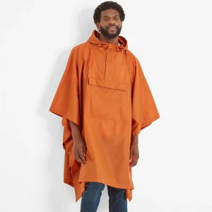 Discount TOG24 Drench Unisex Poncho Dark Orange