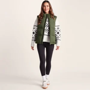 Discount TOG24 Elyna Women's Quilted Gilet In | Dark Green