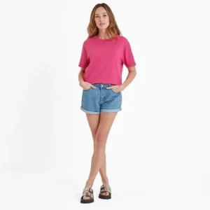 New TOG24 Erica Womens T-Shirt Hibiscus Pink
