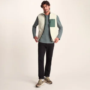 Outlet TOG24 Evan Mens Sherpa Gilet Warm Cloud