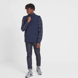 Outlet TOG24 Feizor Mens Shower Resistant Softshell Gilet Navy