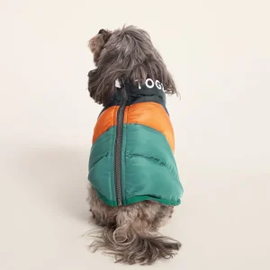 Hot TOG24 Fetch Padded Dog Coat XS Dark Indigo/Mahogany Orange/Dark Turquoise
