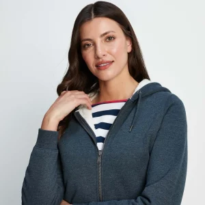 Best TOG24 Finch Womens Sherpa Fleece Lined Hoody | Dark Indigo Marl