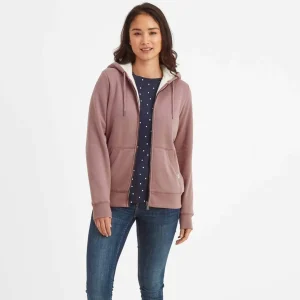 Online TOG24 Finch Womens Sherpa Fleece Lined Hoody Faded Pink
