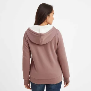 Online TOG24 Finch Womens Sherpa Fleece Lined Hoody Faded Pink