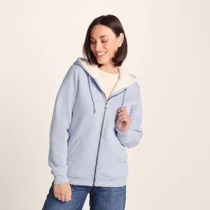 Best TOG24 Finch Womens Sherpa Fleece Lined Hoody Pale Lilac