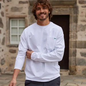 Hot TOG24 Formby Mens Long Sleeve T-Shirt Optic White