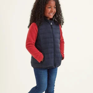 Outlet TOG24 Gibson Kids Insulated Padded Gilet Dark Indigo