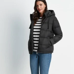 Sale TOG24 Gilly Womens Short Padded Jacket Black