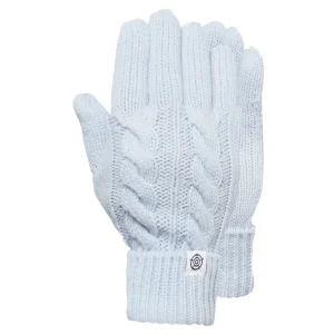Clearance TOG24 Grouse Cable Knit Gloves Ice Blue