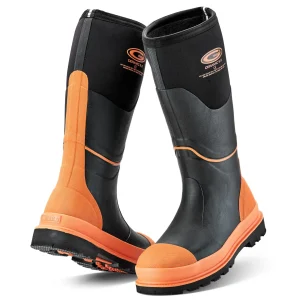Hot TOG24 Grubs Boots Ceramic Safety Wellington Mens Orange