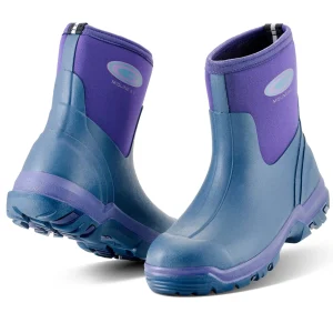 Outlet TOG24 Grubs Boots Midline Mid Height Wellies Womens Purple