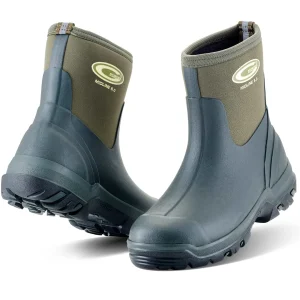 Sale TOG24 Grubs Boots Midline Unisex Mid Height Wellies Green