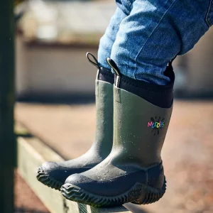 New TOG24 Grubs Boots Muddies Icicle Wellies Kids Grey